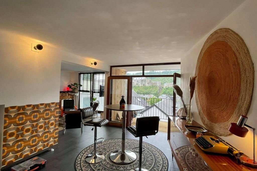 A Bouillon, Appartement Vintage Vue Sur Le Chateau Zewnętrze zdjęcie