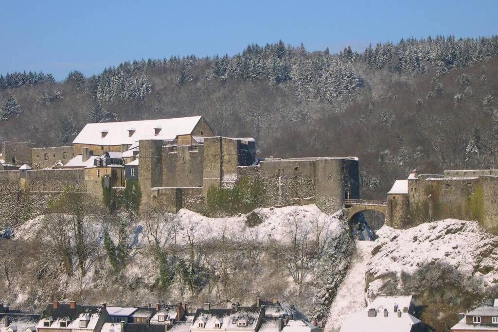 A Bouillon, Appartement Vintage Vue Sur Le Chateau Zewnętrze zdjęcie